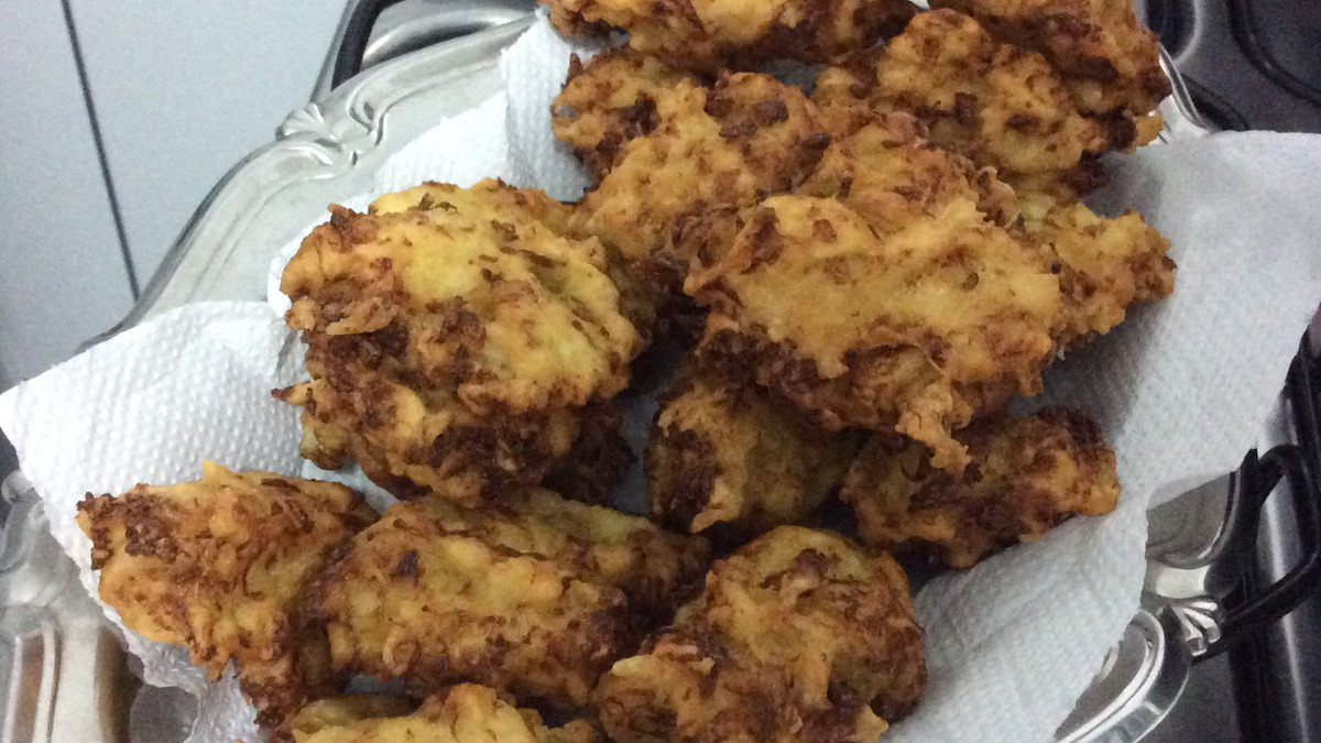 Bolinho de couve - flor saboroso