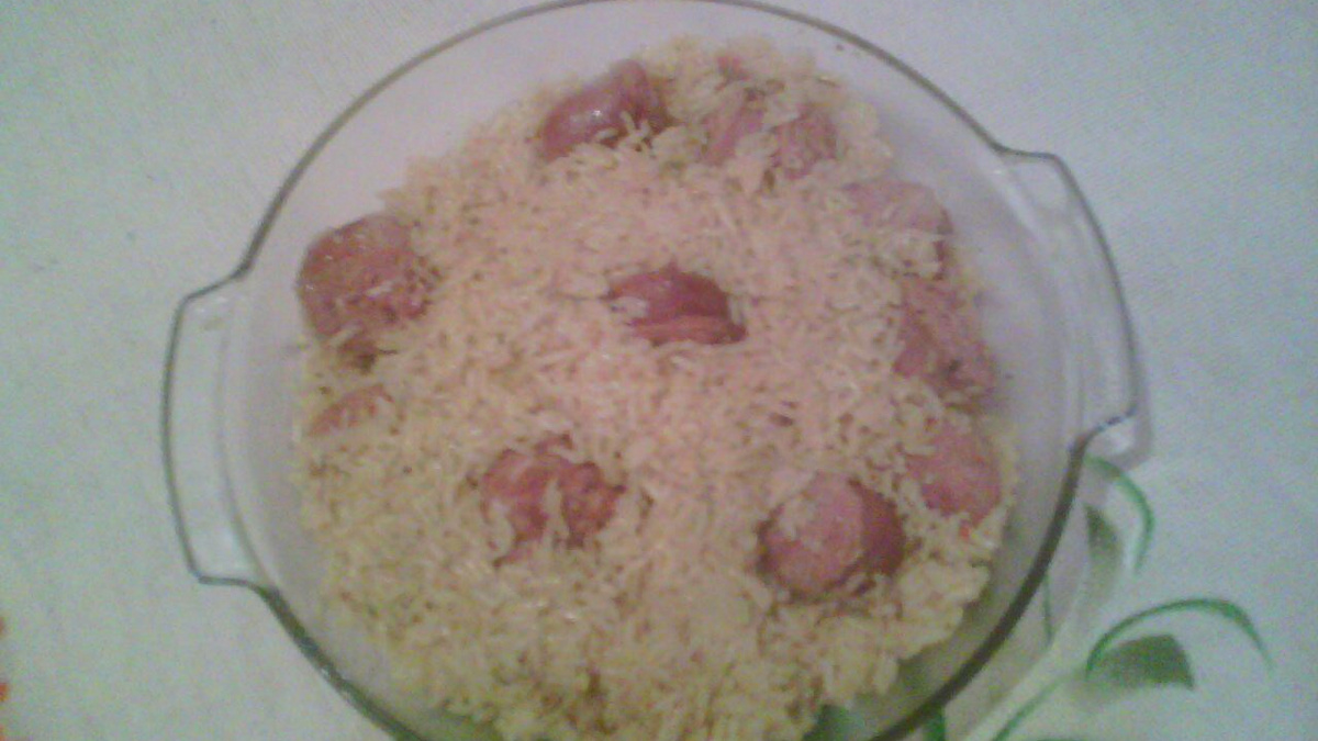 Arroz com linguiça