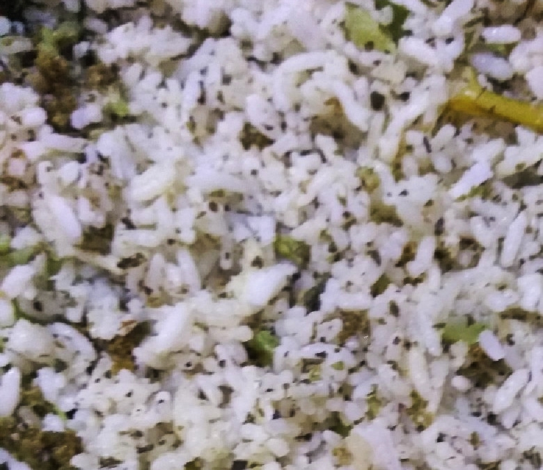 Arroz com brócolis