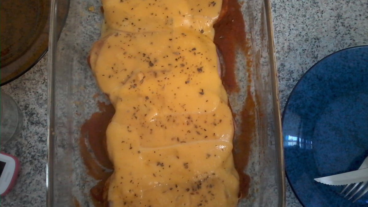 Steak de frango à parmegiana