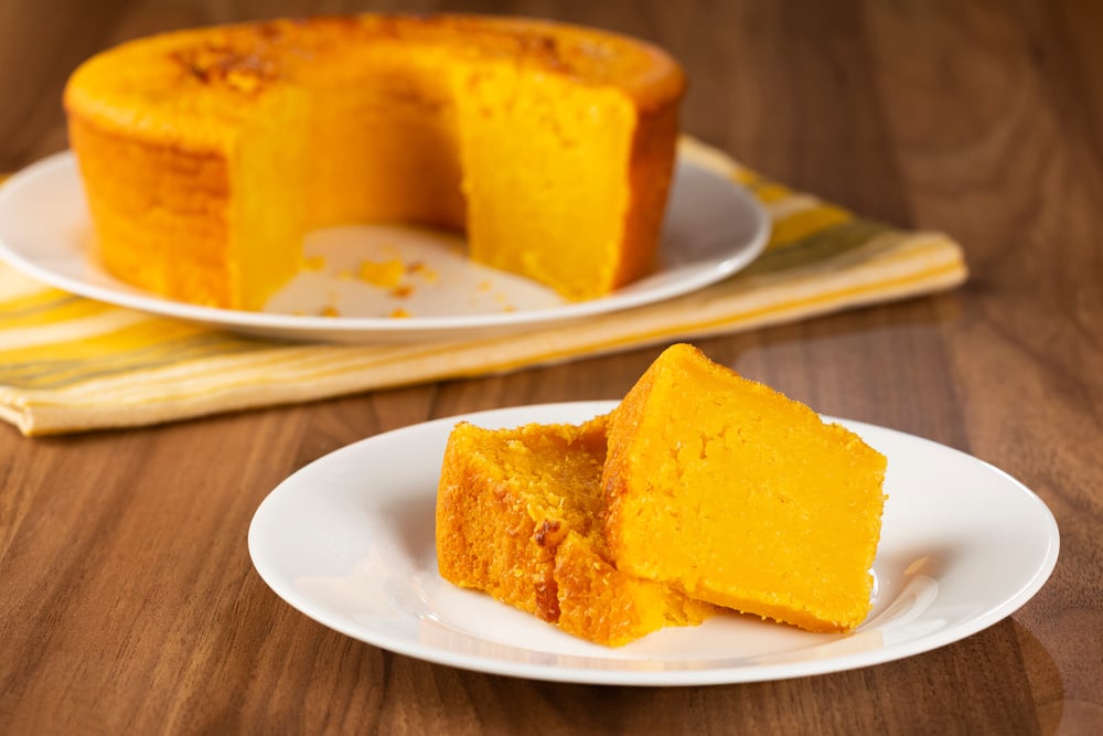 Bolo de milho (parece pudim)