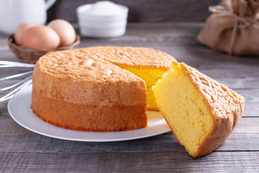 Bolo de arroz cozido
