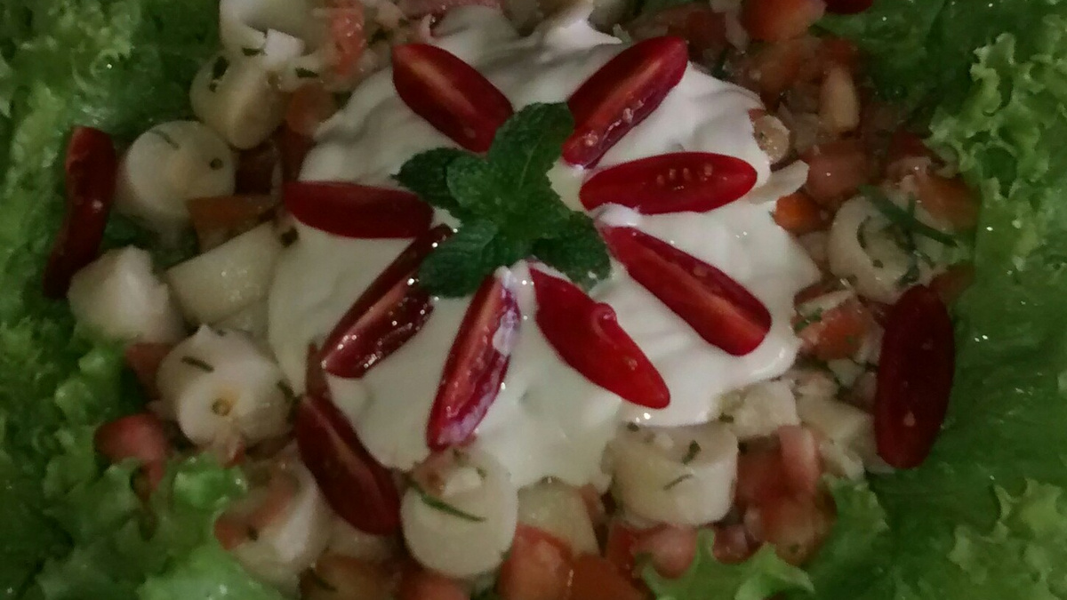Salada de palmito gula gula
