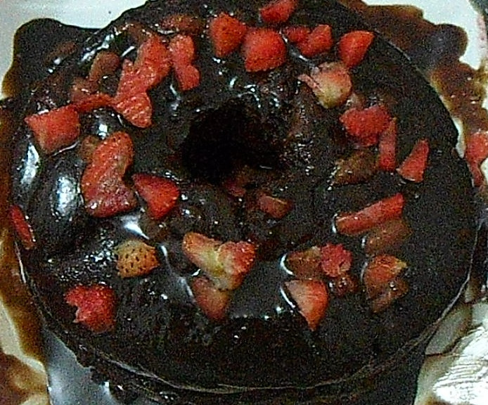 Calda de chocolate para bolo