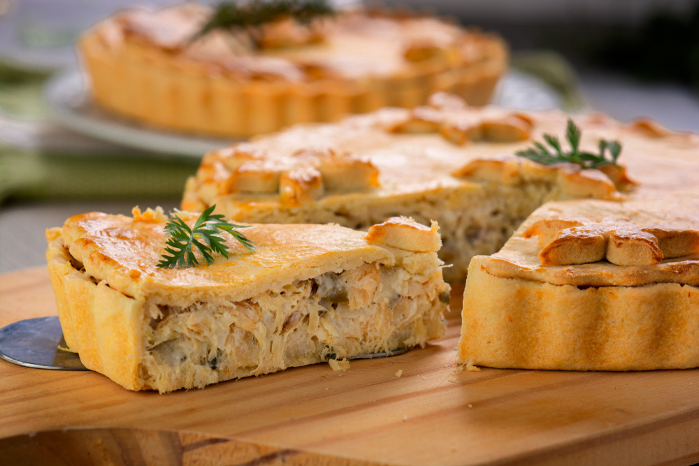 Empadão de bacalhau
