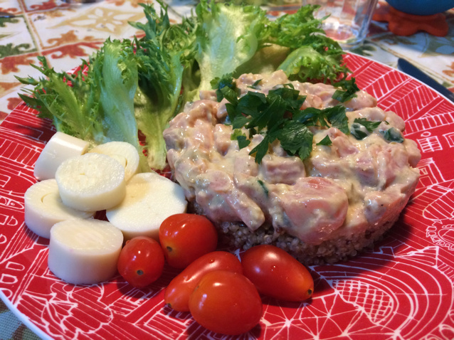 Tartar de salmão