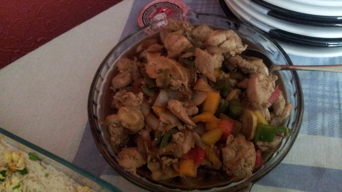 Frango Xadrez Receita por Claudete - Cookpad