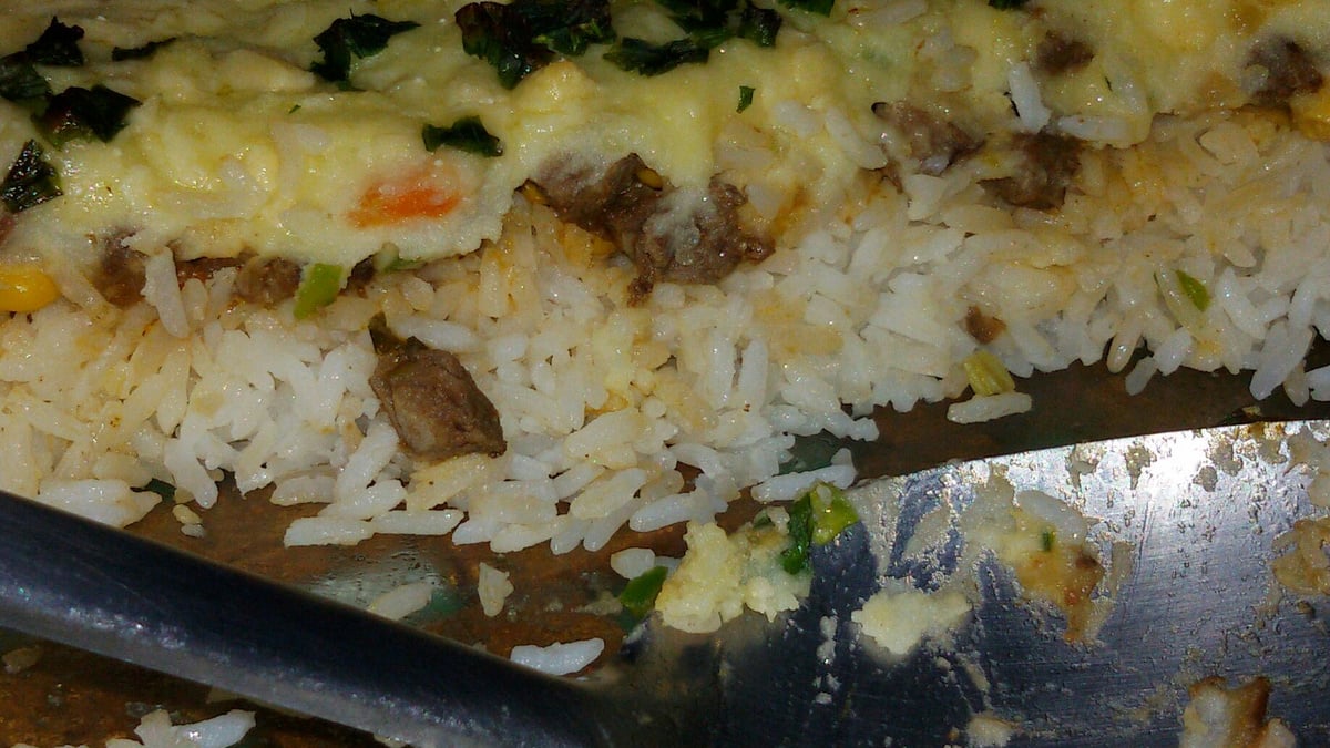 Escondidinho de arroz