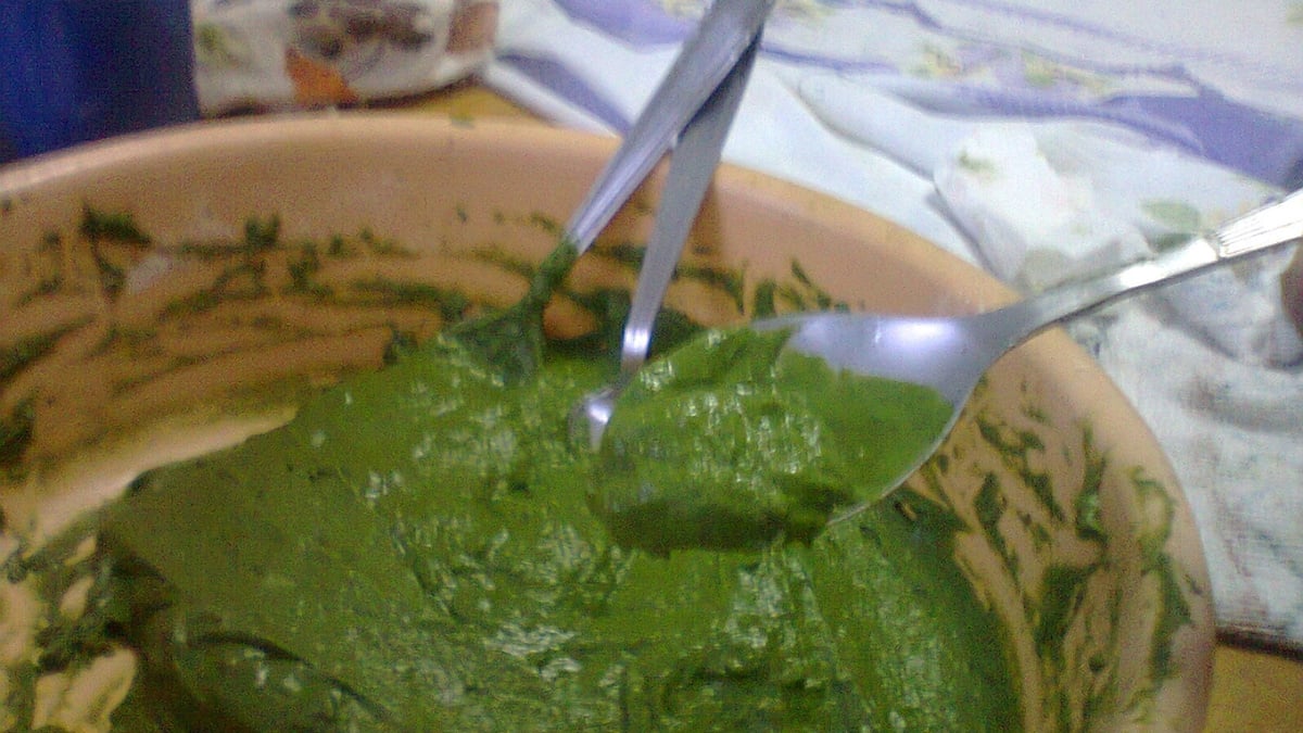 Nhoque de espinafre