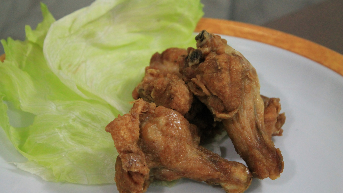 Frango à passarinho light