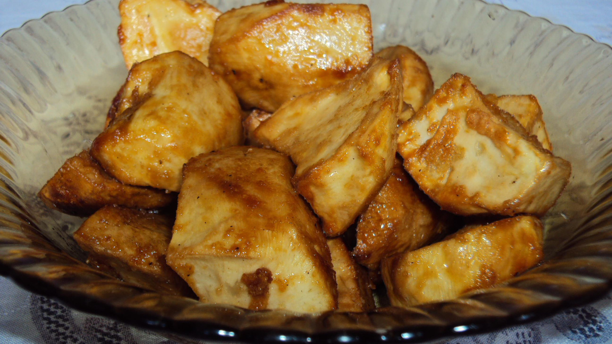 Batata doce caramelizada