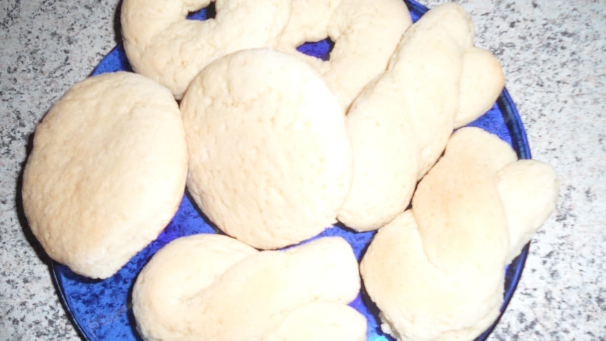Bolachas de sal amoníaco deliciosa