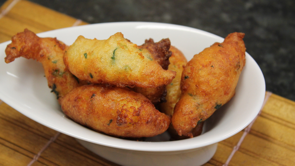 Bolinho de espinafre