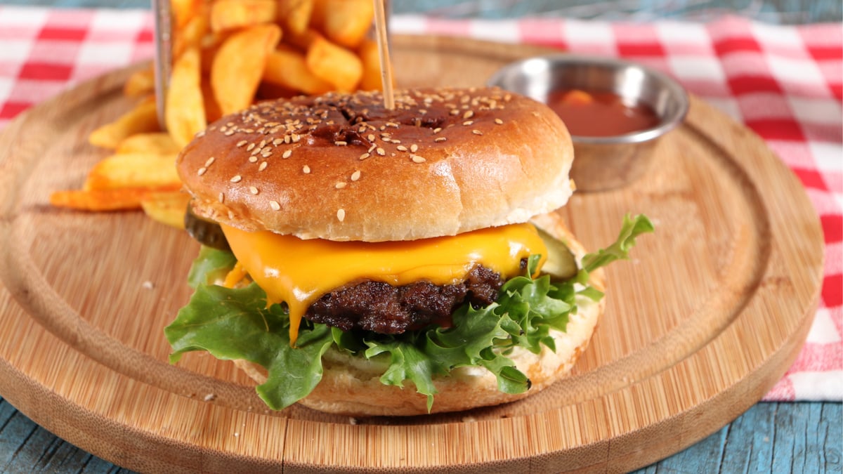 Hambúrguer de carne moída