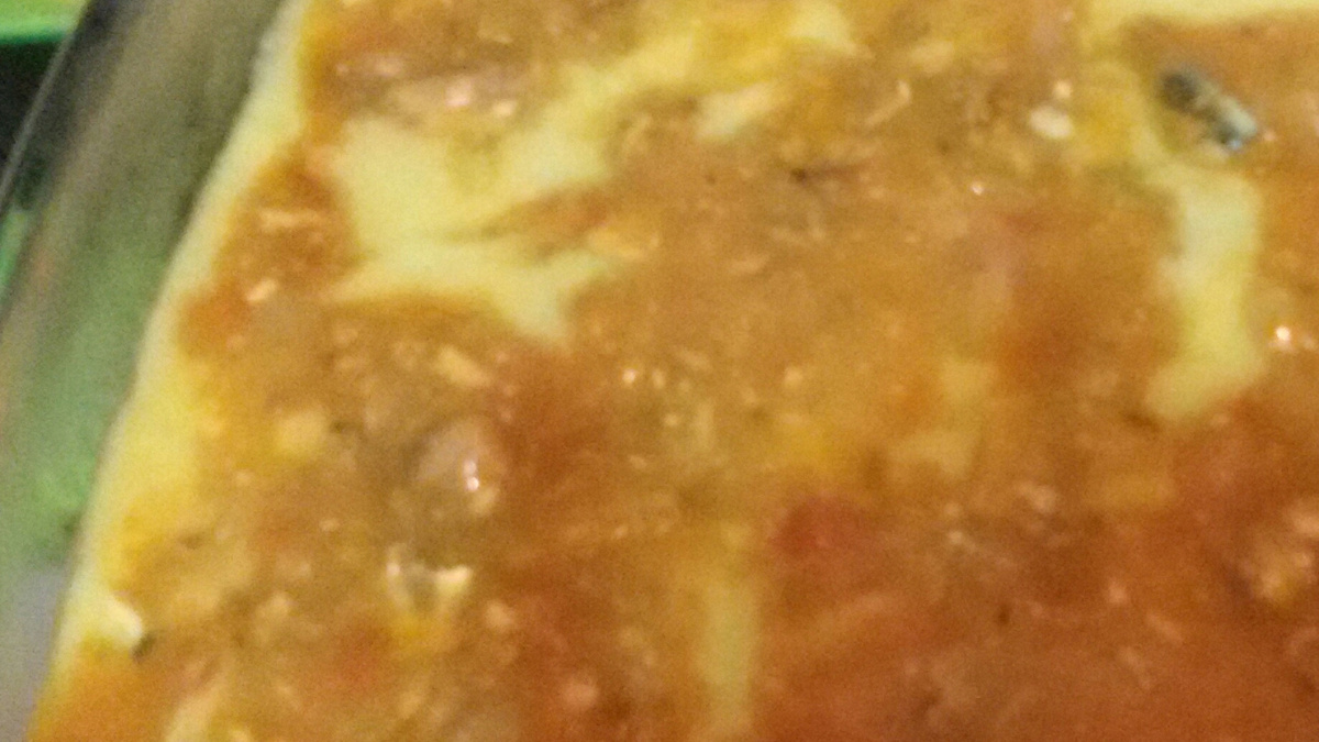 Polenta com Molho de Sardinha