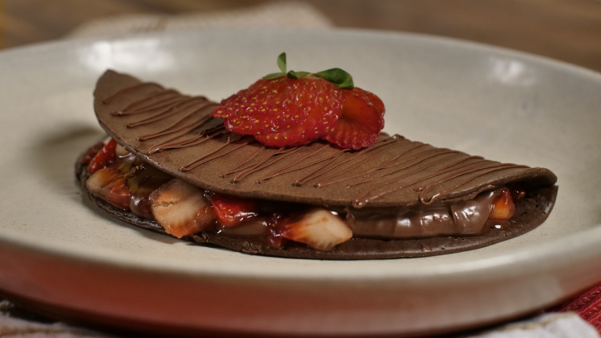 Crepe de brownie