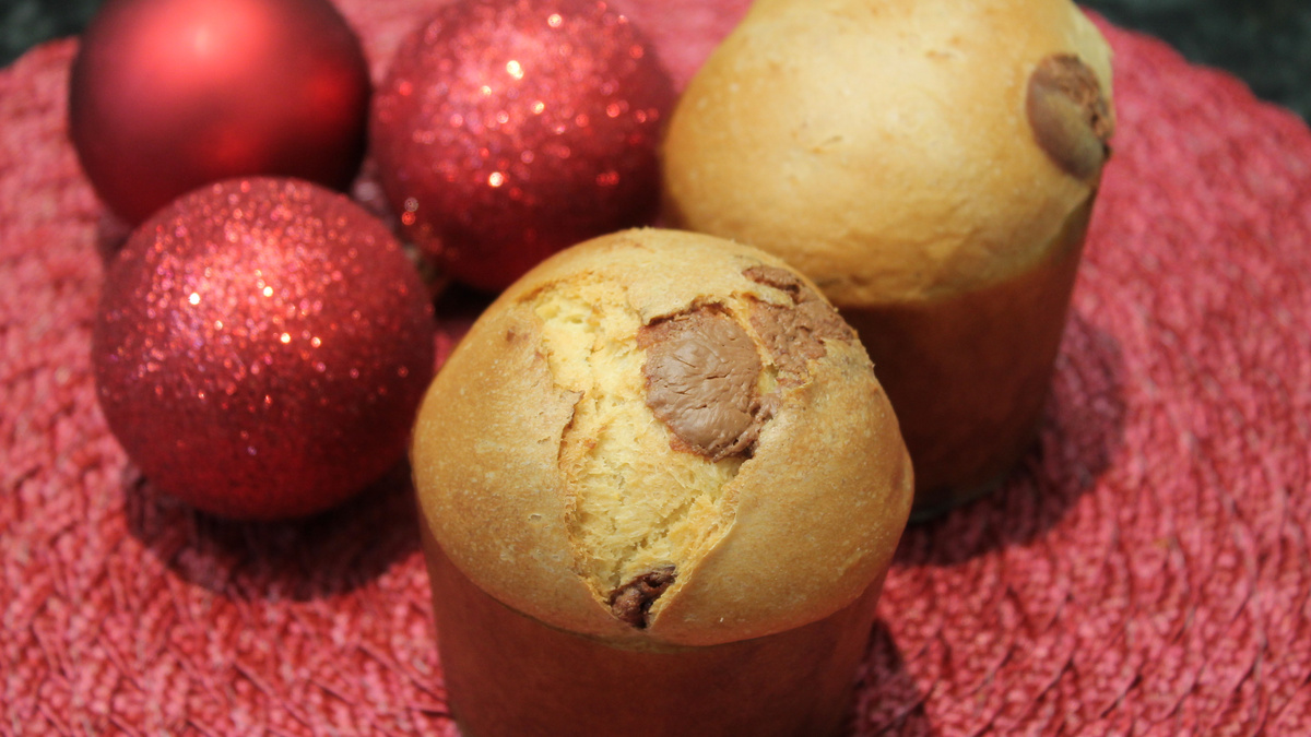 Panetone ou Panetone de Chocolate
