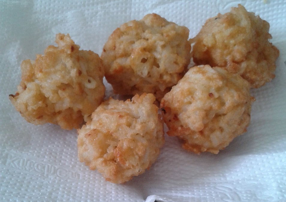 Bolinho de arroz maluco