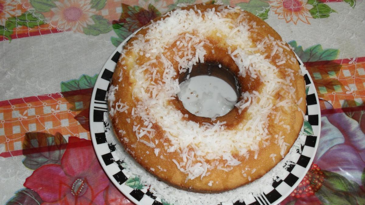 Bolo de fubá com leite de coco, Receita