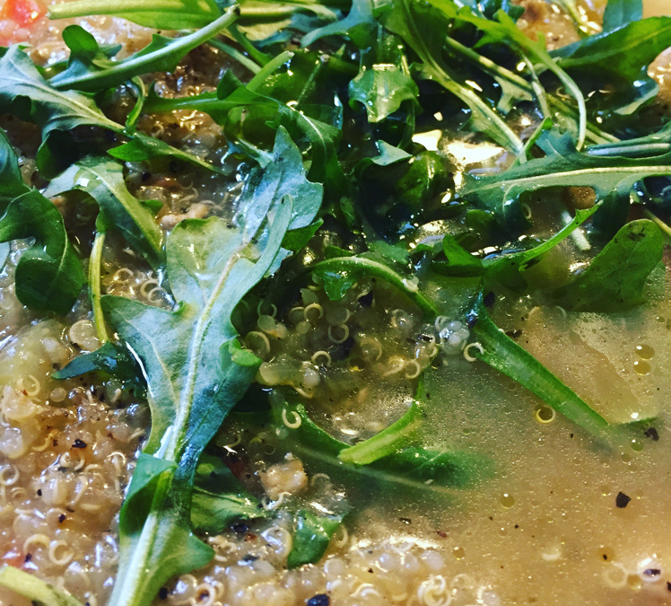 Sopa de quinoa