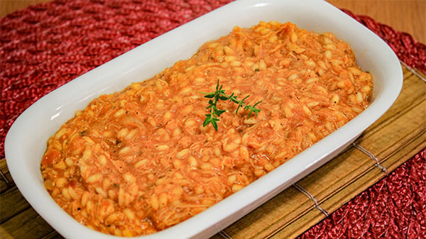 Risoto de frango fácil