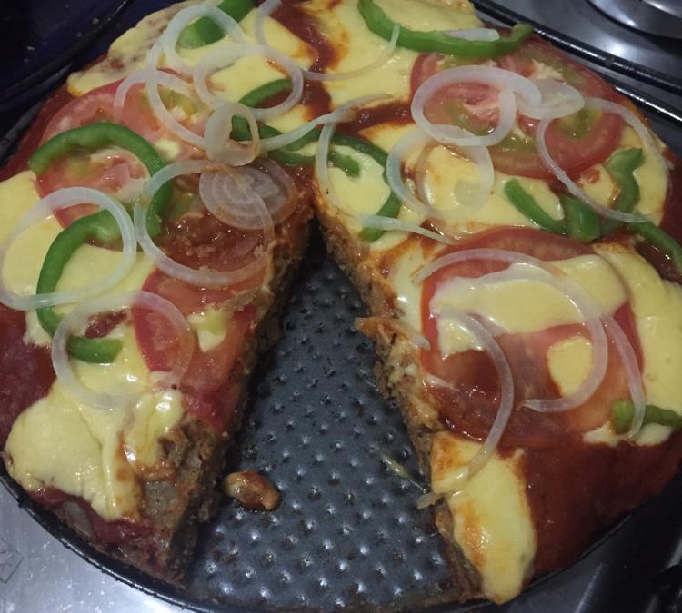 Massa de pizza de liquidificador sem glúten