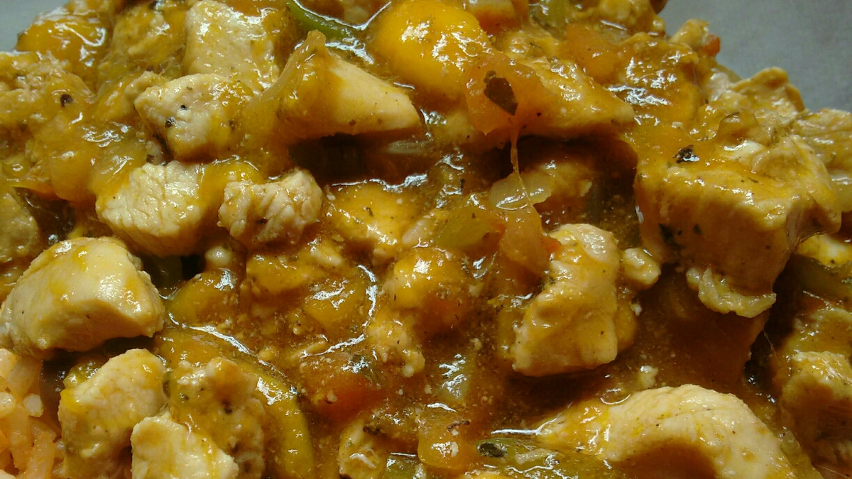 Frango com manga