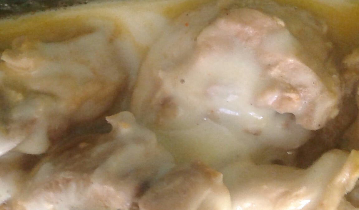 Frango cremoso com requeijão