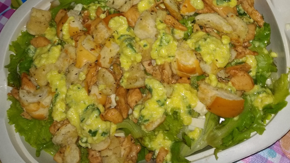 Salada ceasar completa