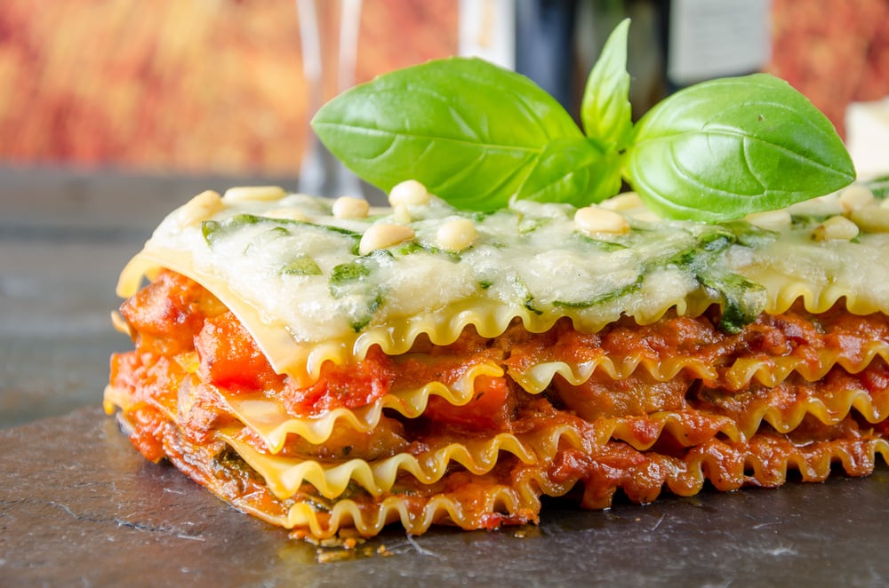 Lasanha vegetariana
