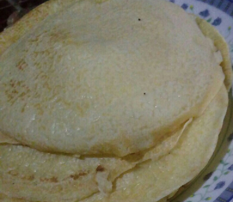 Massa de panquecas simples