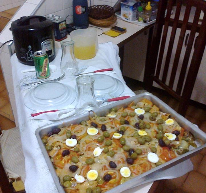 Bacalhoada da Vivian Montoya feita na Sexta-feira Santa