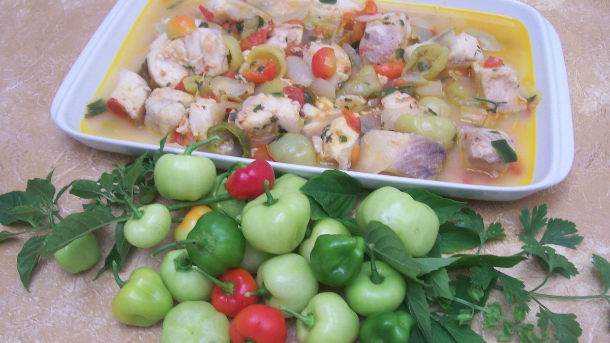 Cação com Pimenta de Cheiro