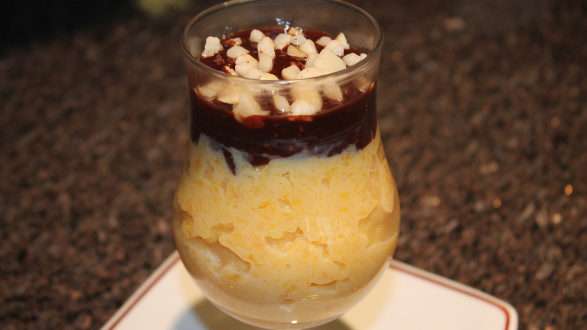 Brigadeiro com sorvete