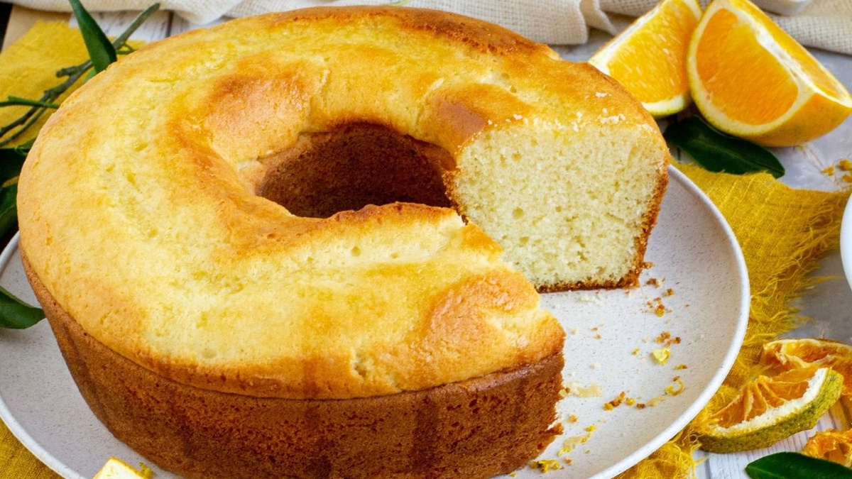 Bolo de laranja de liquidificador