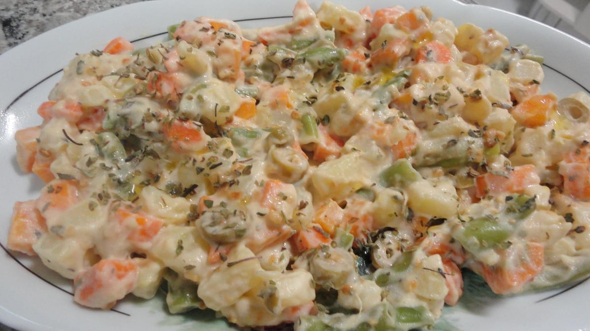Salada de legumes diferente