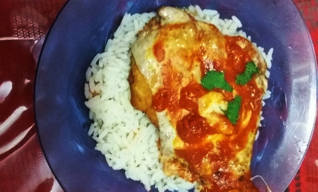 Frango à parmegiana à moda Celinha