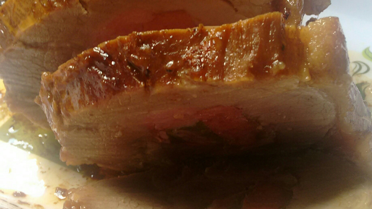 Carne recheada na panela de pressão elétrica