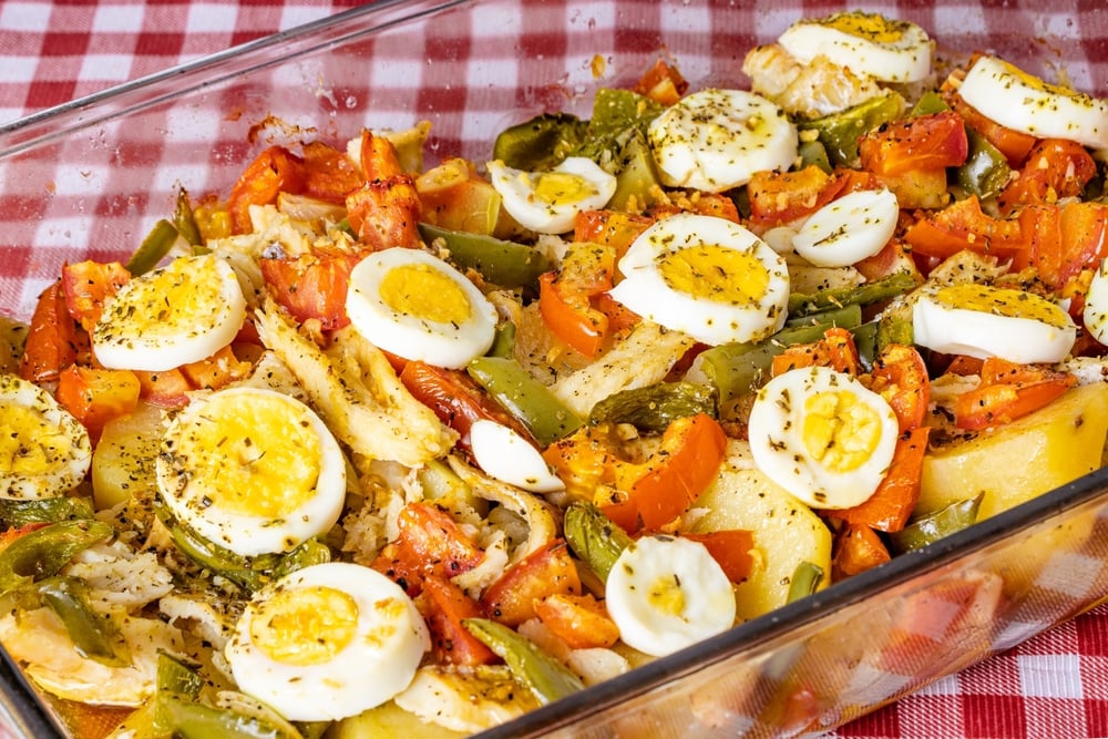 Bacalhoada na Air Fryer