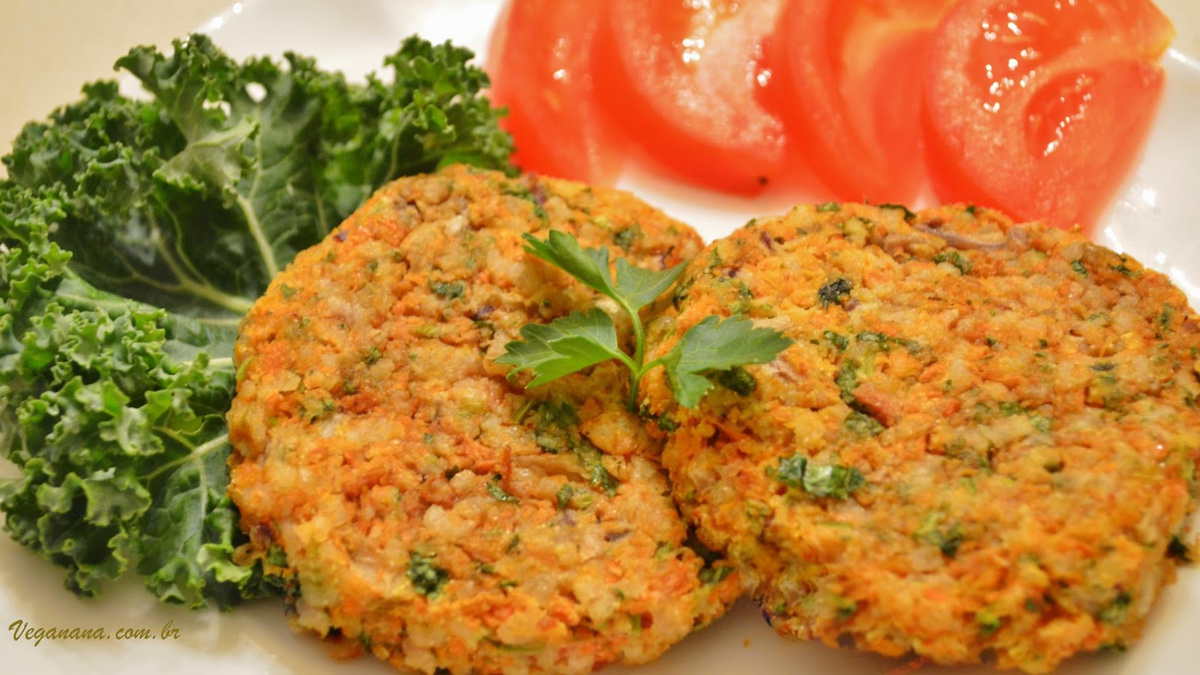 Hambúrguer de cenoura