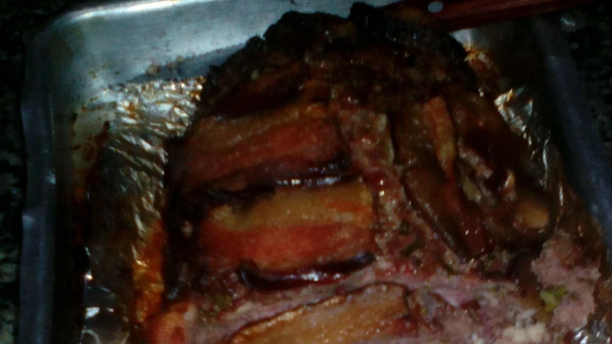 Rocambole de carne moída