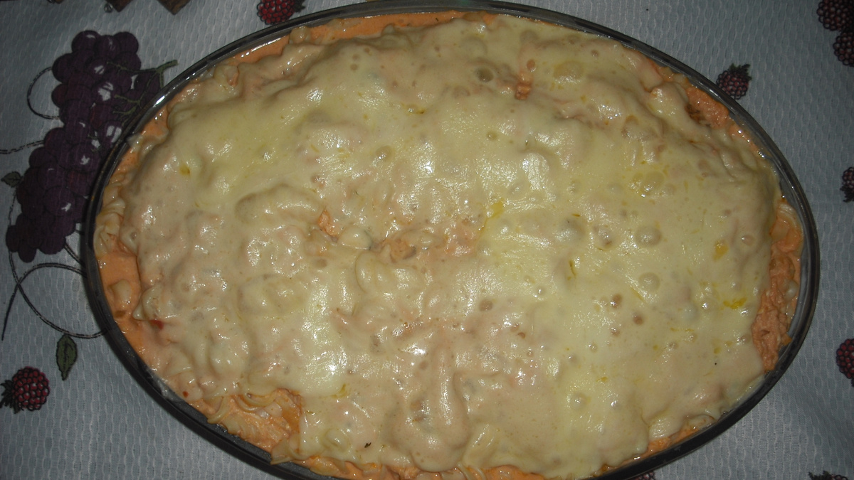 Macarrão com frango