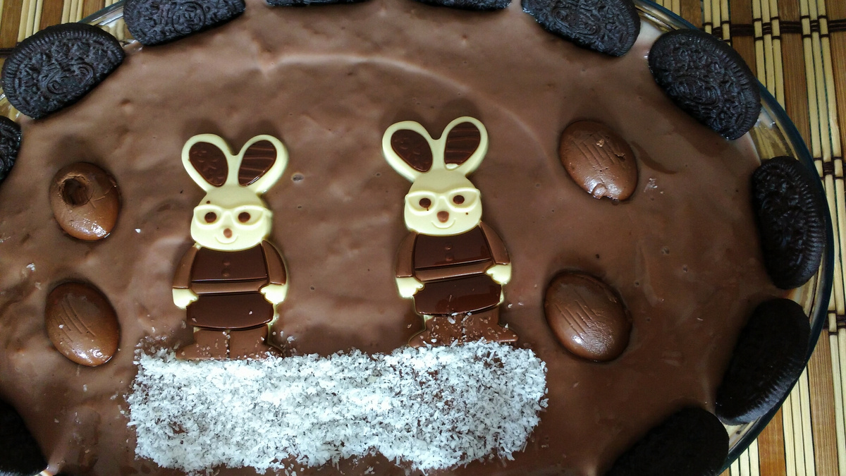 Pavê fácil de chocolate