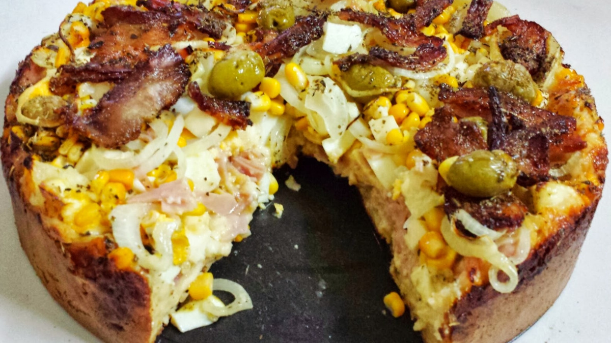 Torta portuguesa de liquidificador