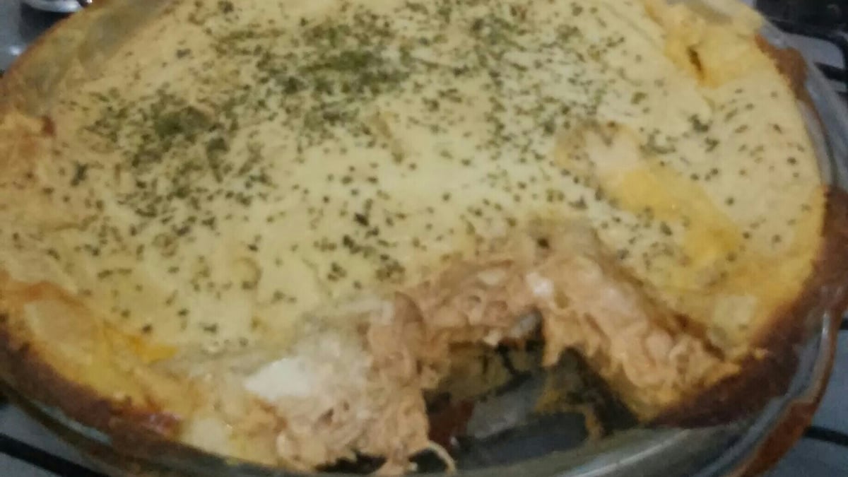 Torta de frango cremosa de liquidificador do Will