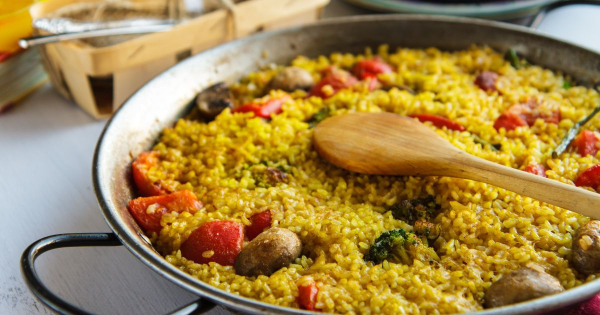 Paella vegetariana