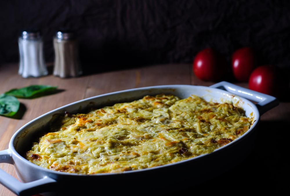 Arroz de forno com peru