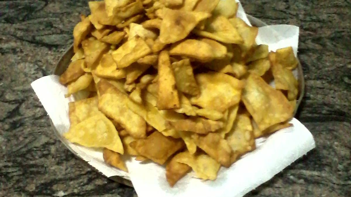 Massa de nachos (tipo Doritos)