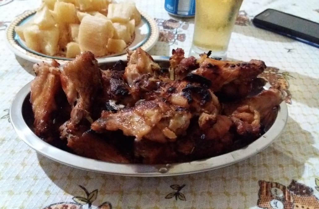 Frango frito de forno