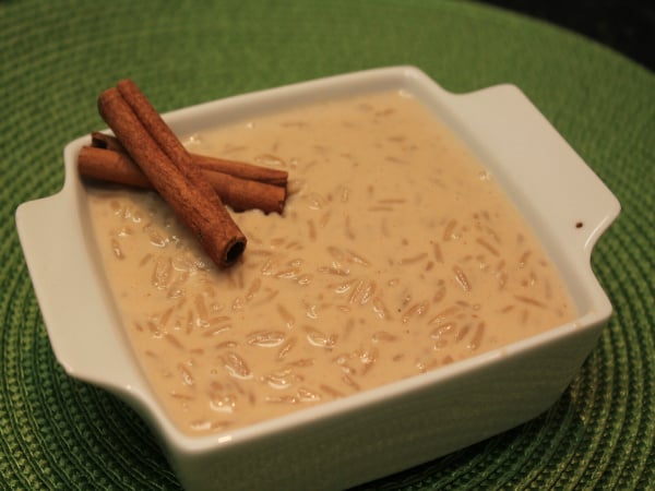 Arroz doce light